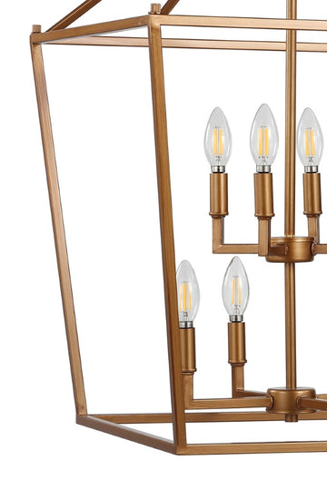 Pagoda Lantern Metal LED Pendant